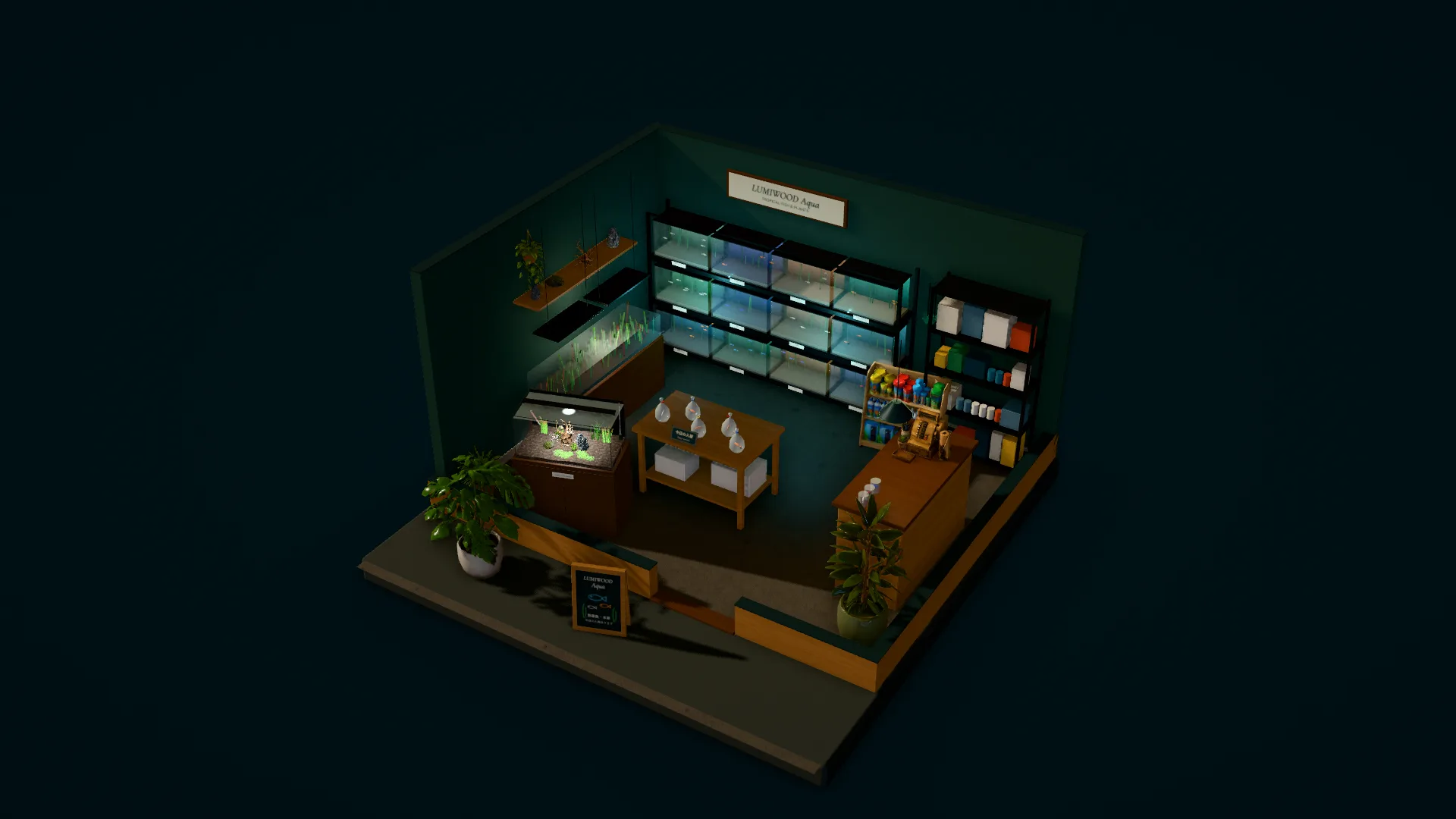The fish shop